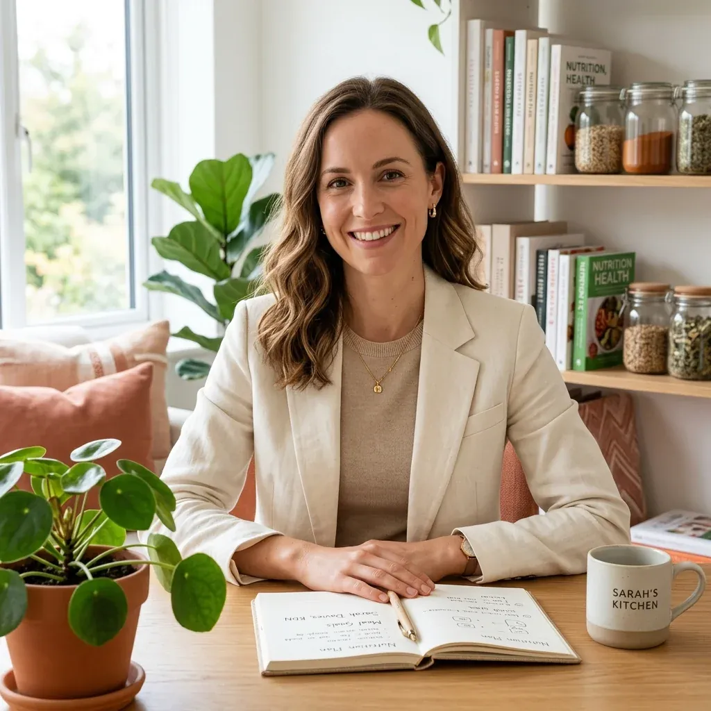 Nutricionista em atendimento