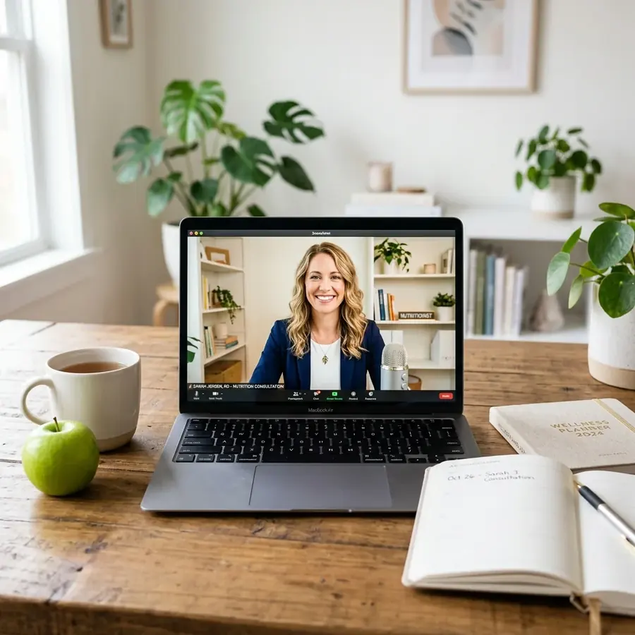 Consulta online de nutrição